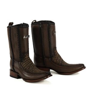 NEW EL MALCREADO BOSS BOOT IN BULL NECK LEATHER, Men’s 8.5